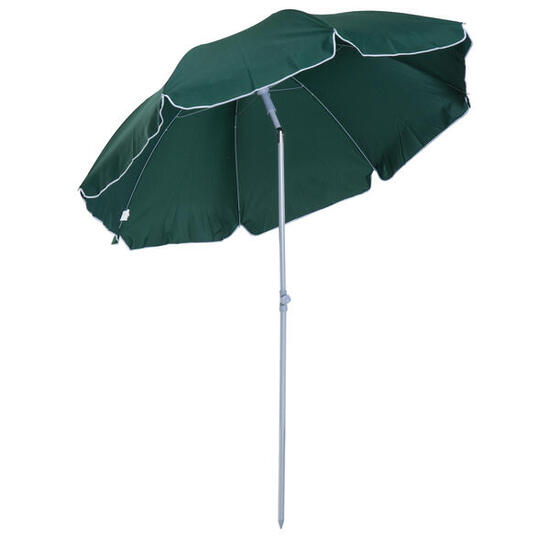 Outsunny Ombrellone da Esterno 2x2.3 m con Tettuccio Inclinabile Verde