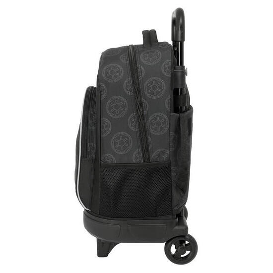 Mochila Escolar con Ruedas Star Wars Rebellion Negro