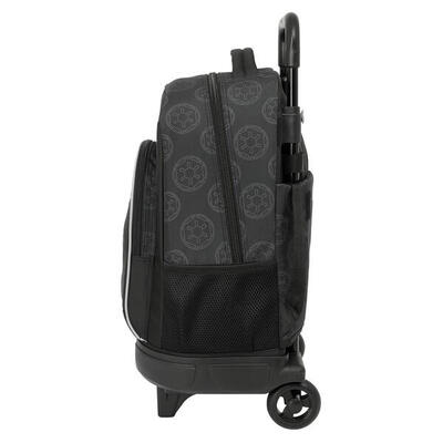 Mochila Escolar con Ruedas Star Wars Rebellion Negro