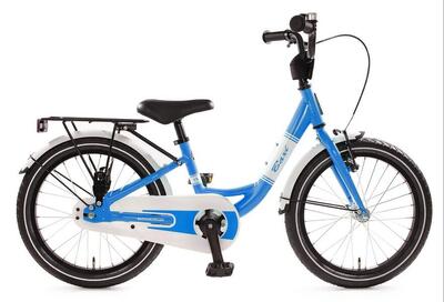 Kinderfiets baxi 18 inch. blauw