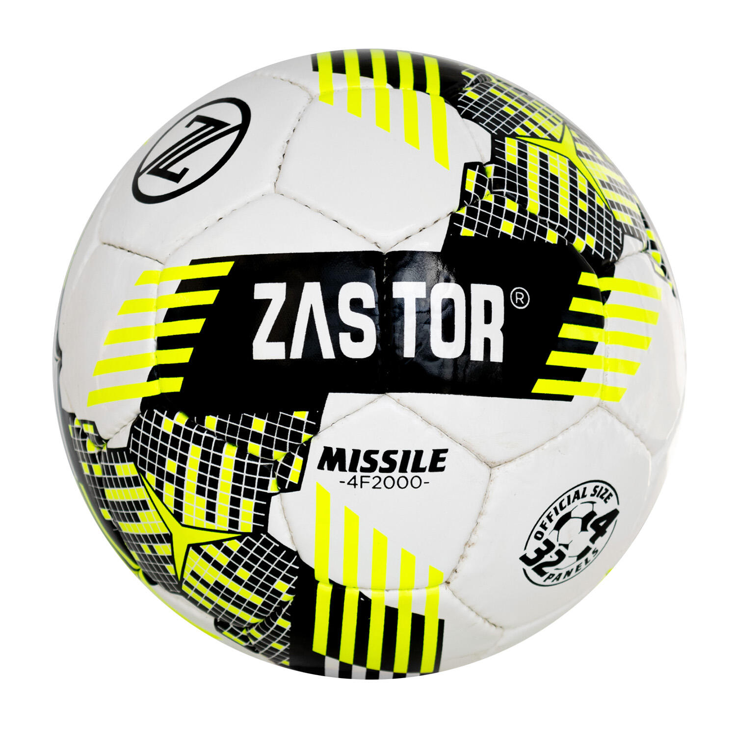 Bola de Futebol Zastor Missile 4F2000 Amarelo T4 1/3
