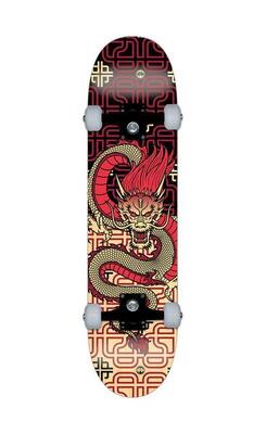 Draak - compleet skateboard kind 7.5