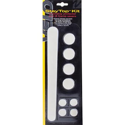 Velo Stickerset Voor de Bescherming Van Het Frame Vork RMS 9-Delig Transparente