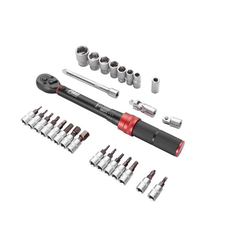 Set Chei Dinamometrice Cutie de Scule pentru Bicicletă 2-24 Nm 1/4"