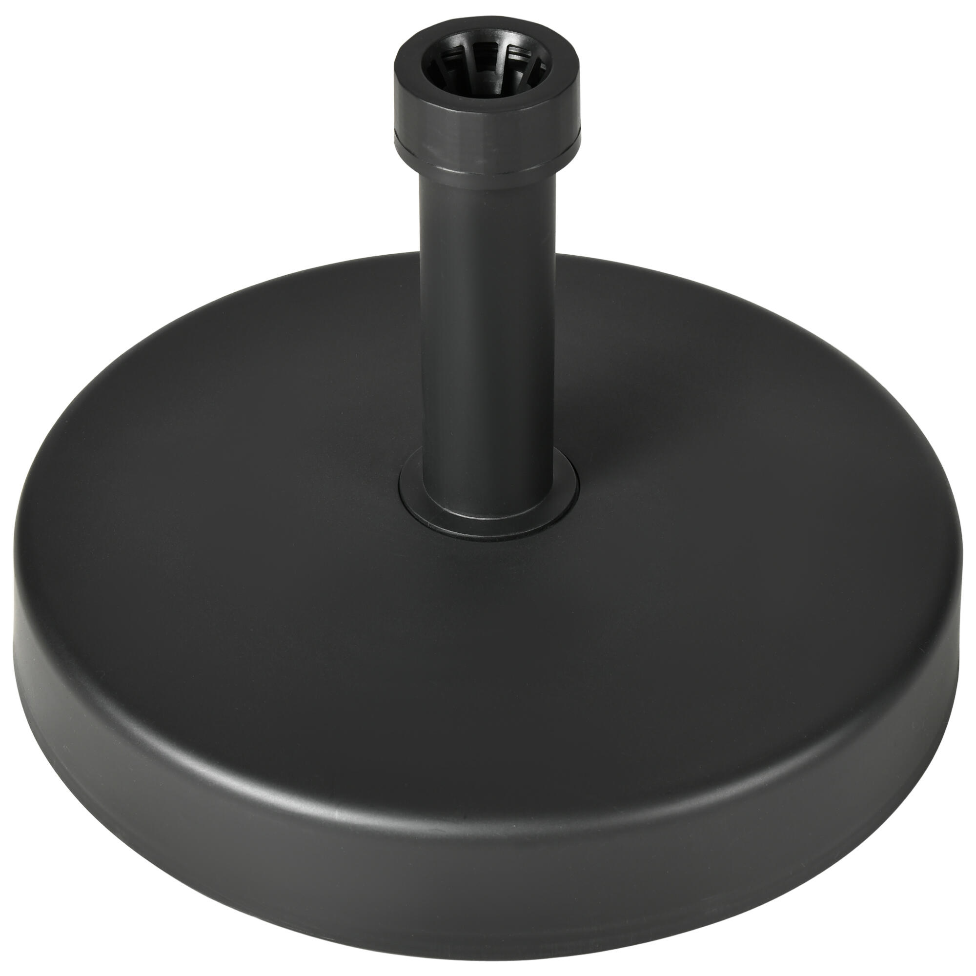 Outsunny Base per Ombrellone da Esterno in PP max 18kg di Peso Nero 1/7