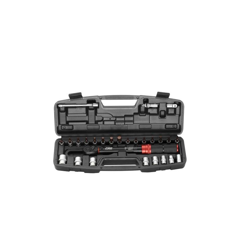 Set Chei Dinamometrice Cutie de Scule pentru Bicicletă 2-24 Nm 1/4"
