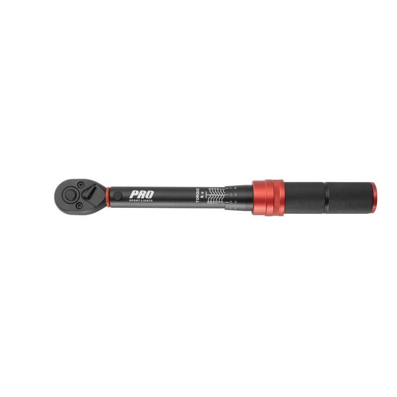 Jeu de clés dynamométriques  Mallette d'outils 2-24 Nm 1/4 » - Rouge Noir