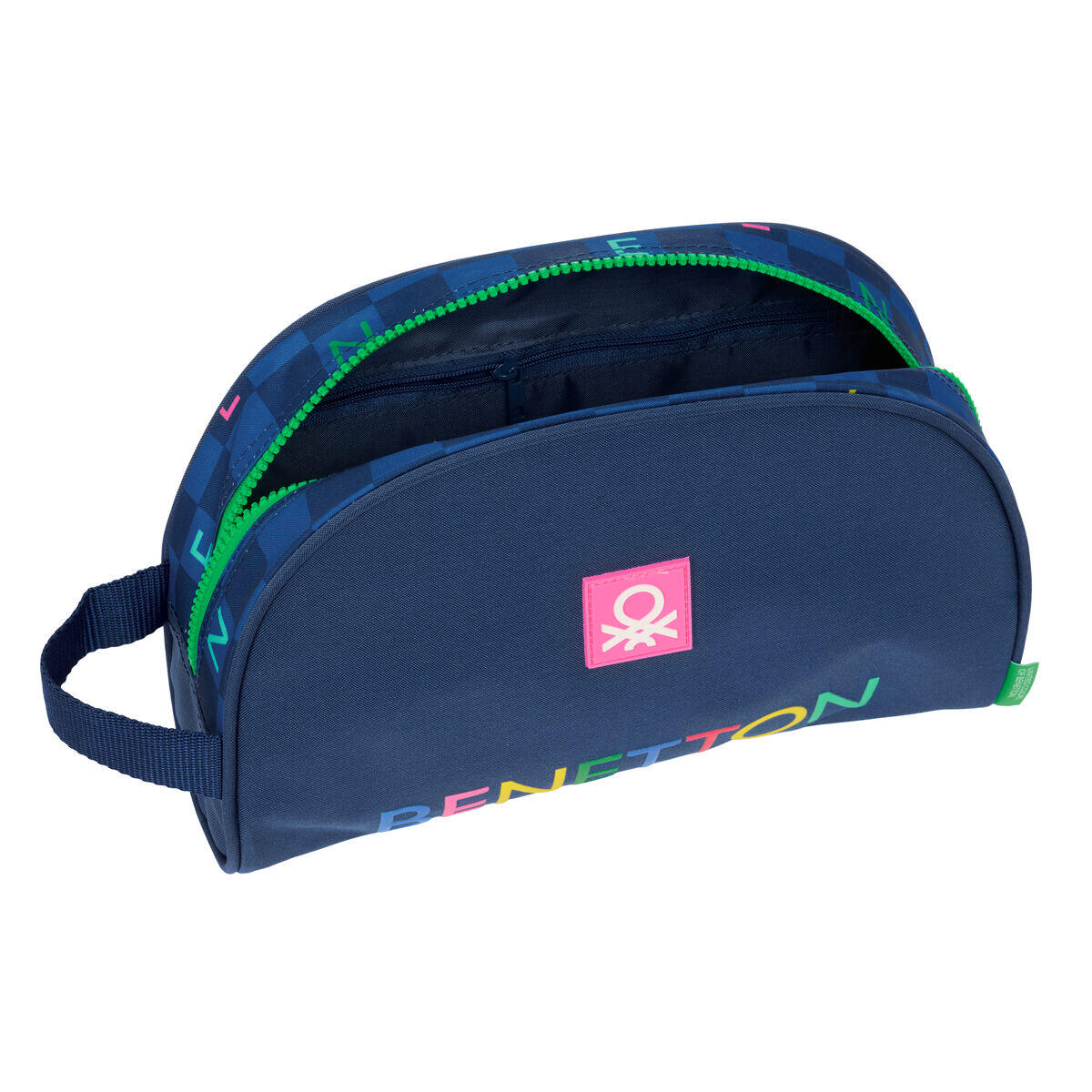 Neceser de Viaje Benetton Damero Azul marino 4/4