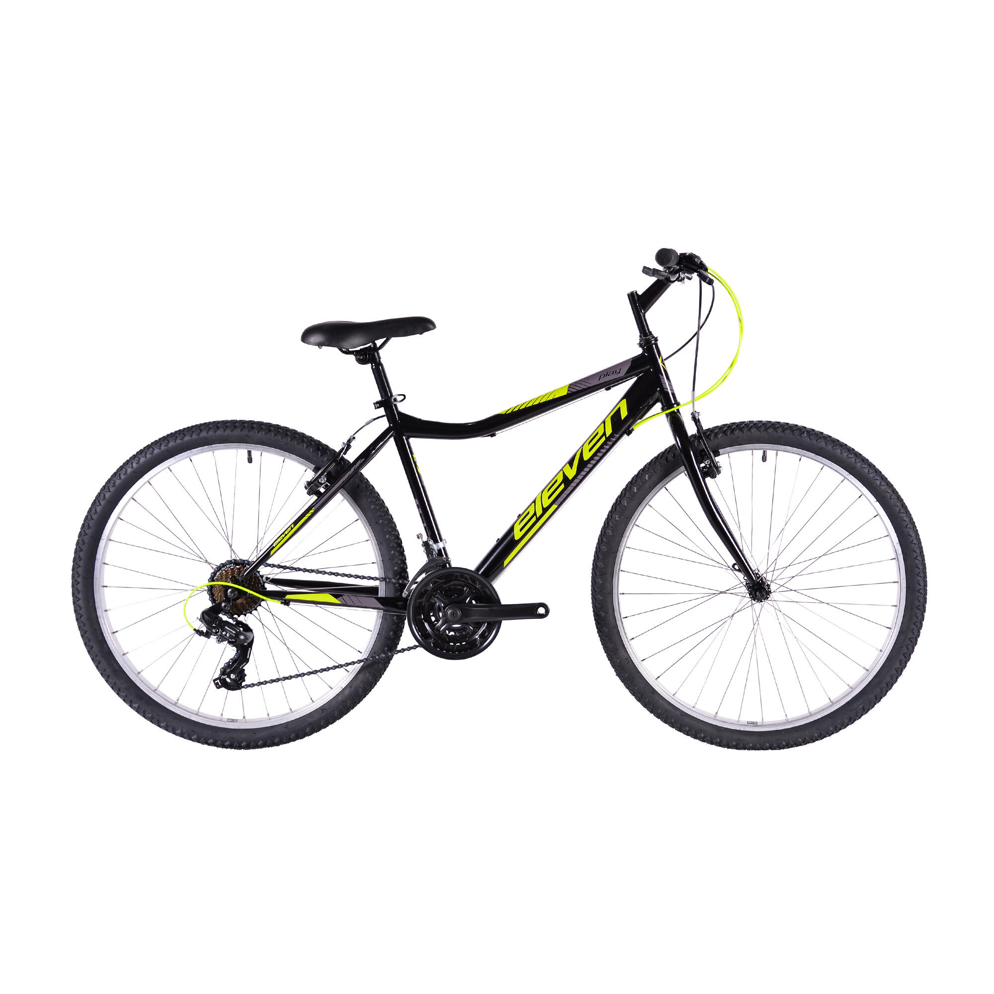 VITAL BIKE Bicicleta Eleven Play 24 pulgadas  Negro - Blanco de 9 a 12 años (1.30/1.50 cm)