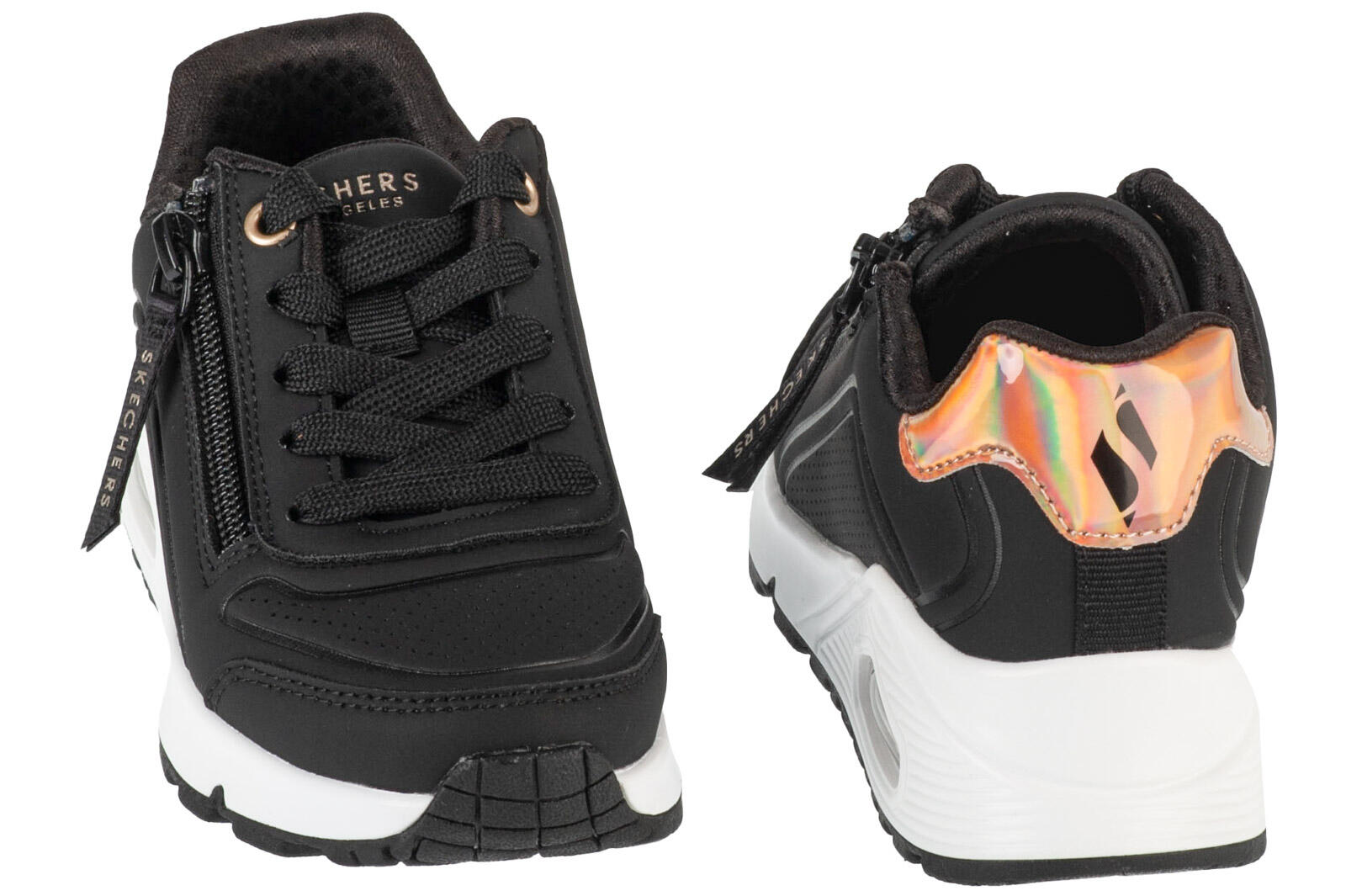 SKECHERS Sneaker ZWART  28 (Z274: CHILD, BABY SHOE SIZES) 3/5