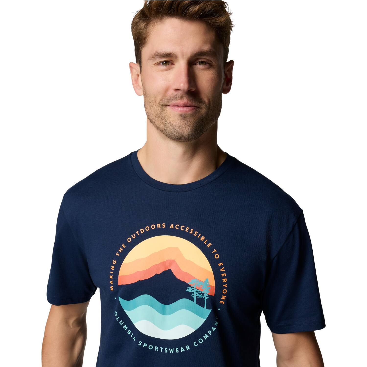 T-shirt sportowy z krótkim rękawem męski Path Lake II Graphic Tee 4/4