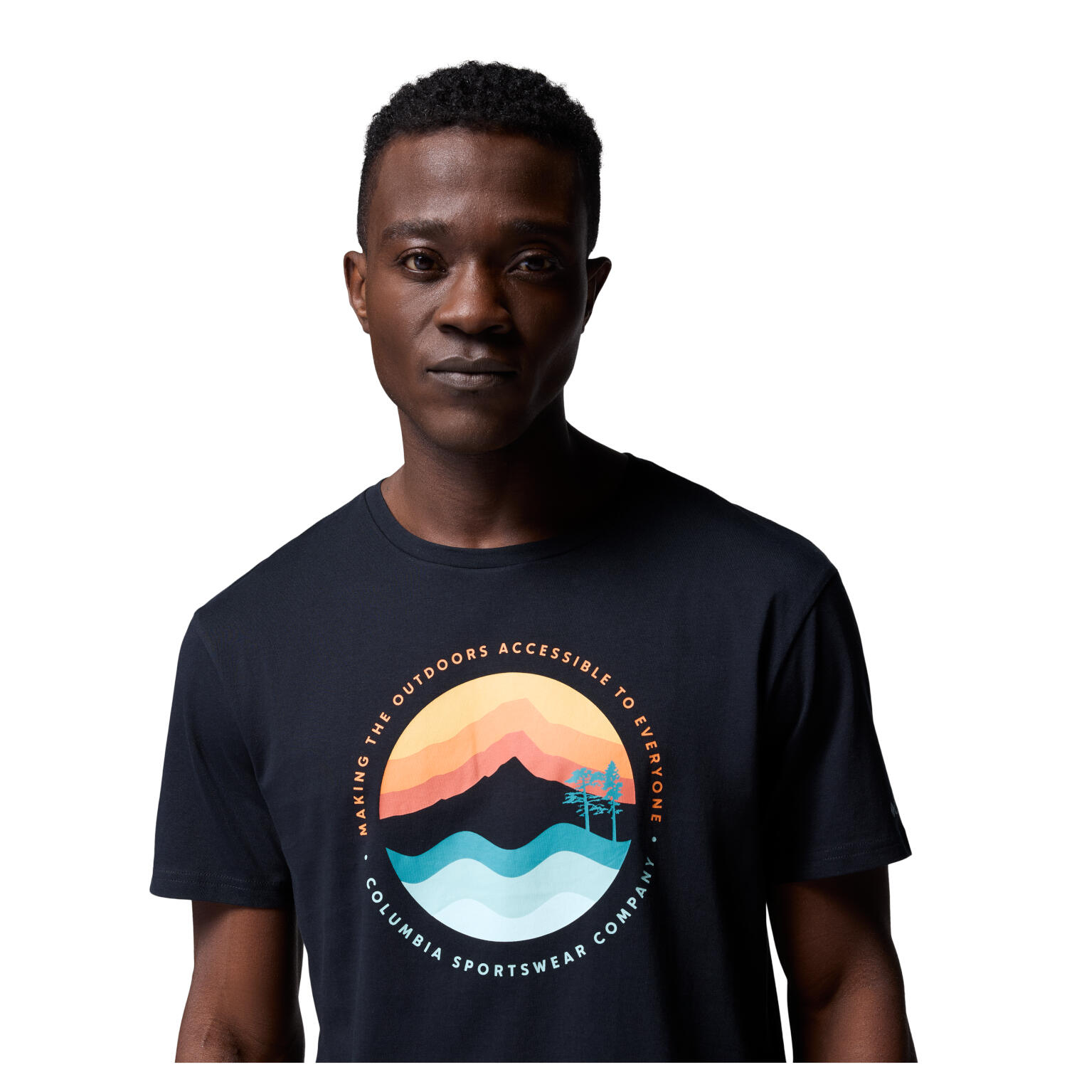 T-shirt sportowy z krótkim rękawem męski  Path Lake II Graphic Tee 4/4