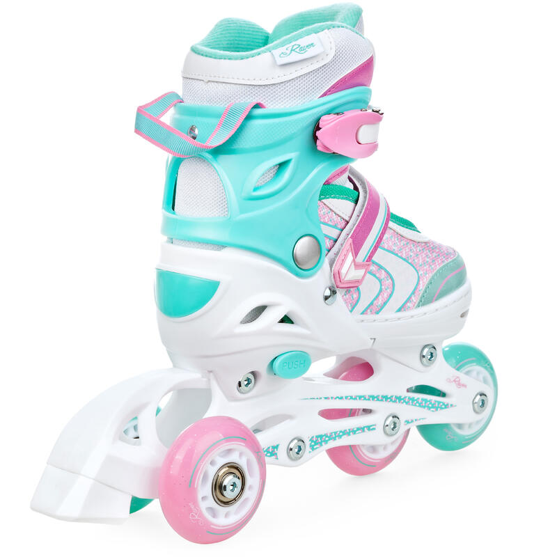 Verstelbare rolschaatsen 3in1 Lia PLUS Lichtgevende LED wielen