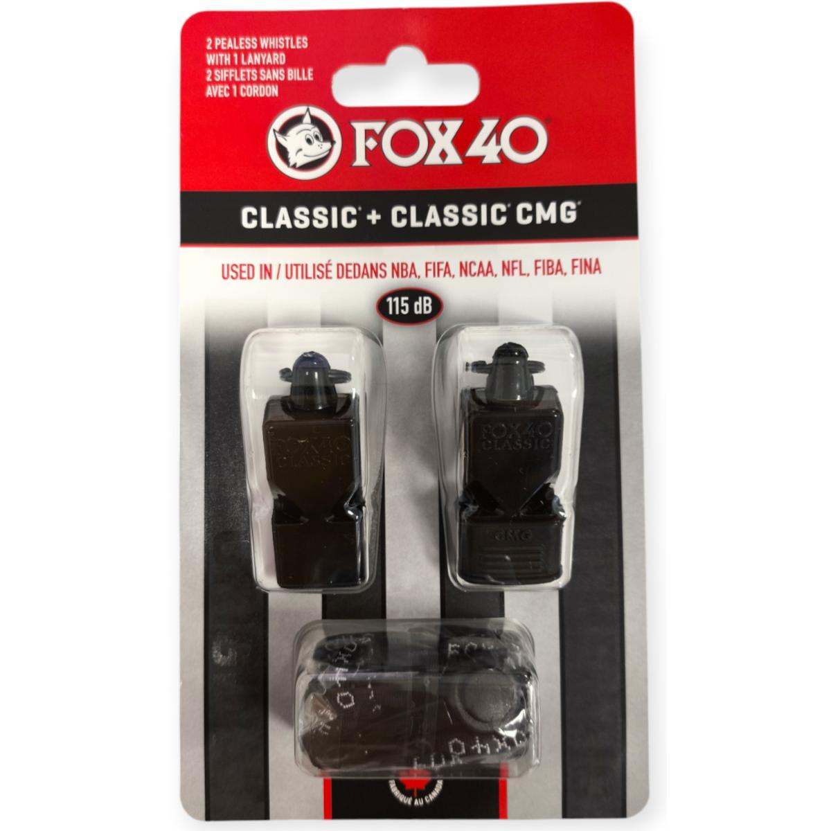 Gwizdek trenerski Fox40 Classic 2szt 2/4