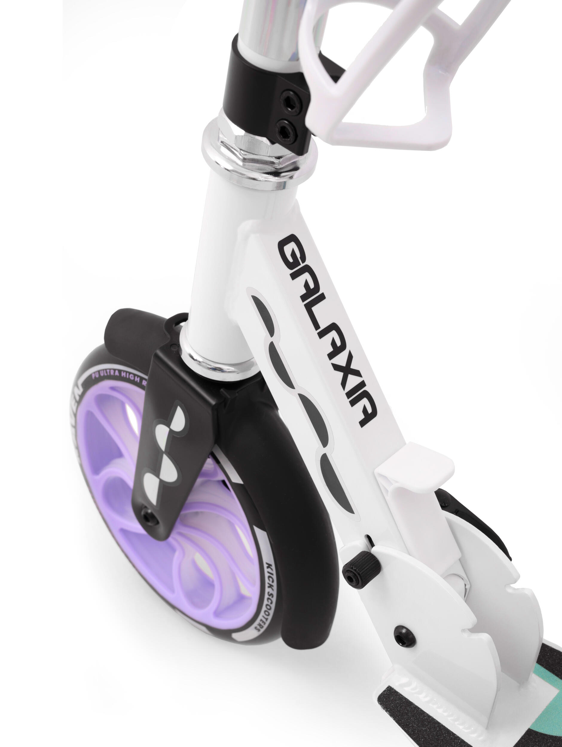 Trotinete dobrável com campainha, suporte para garrafas rodas Raven Galaxia 4/7