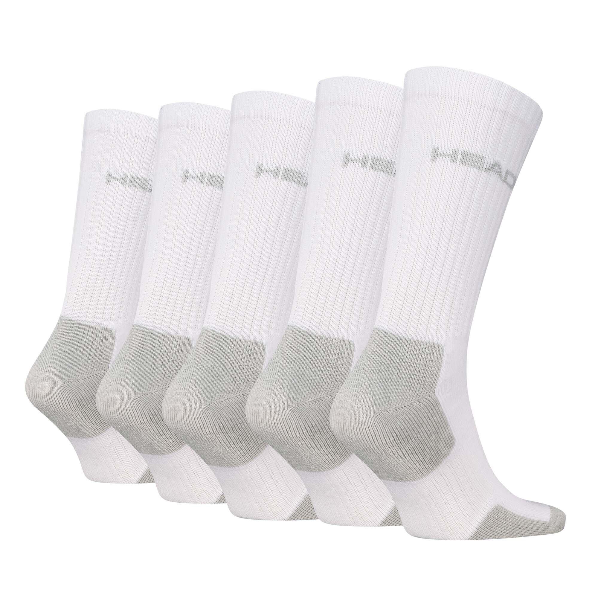 Chaussettes Unisexe Pack de 5-HEAD ELEMENTS TENNIS CREW ECOM 2/4