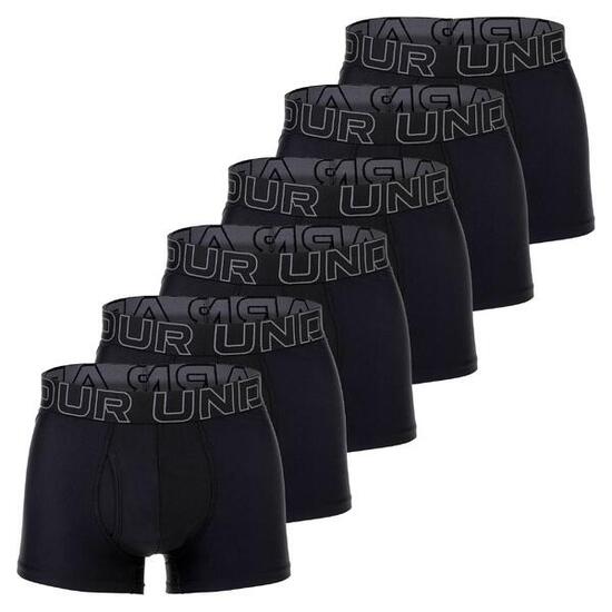 Boxershort Herren 6er Pack Figurbetont-UA PERFORMANCE TECH - SOLID Solid 3" 6PK