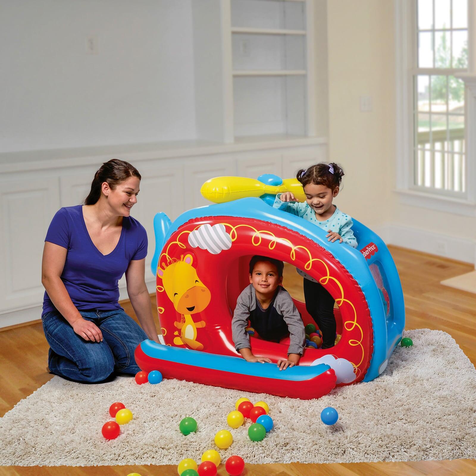 Piscina de Bolas Hinchable Bestway Helicóptero Fisher Price 137x112x97 cm 5/5