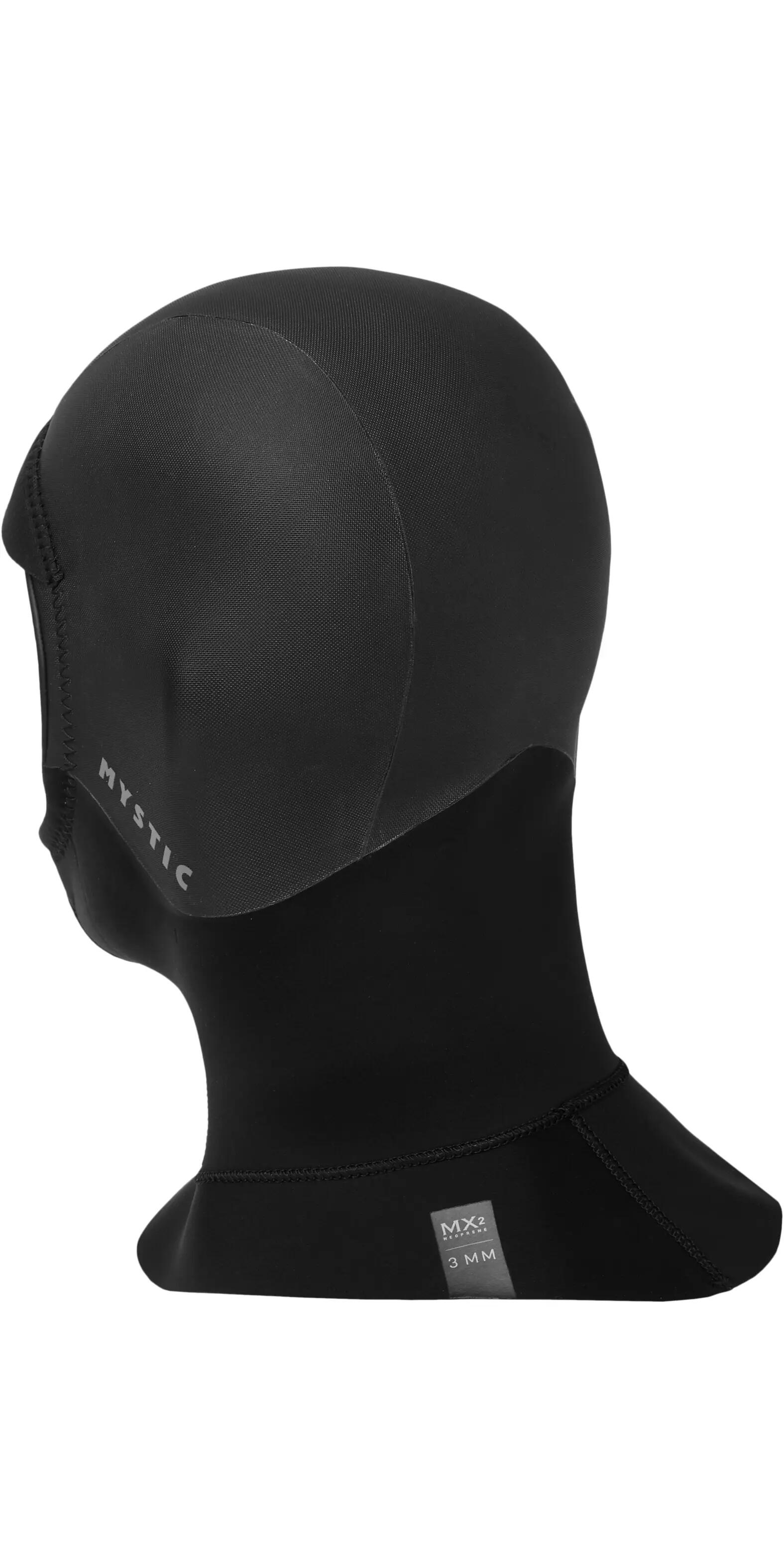 Mystic Roam 3mm Long Wetsuit Hood - Black 2/6