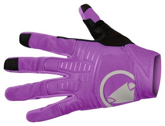 ENDURA Lange Handschuhe Endura SingleTrack II Violett