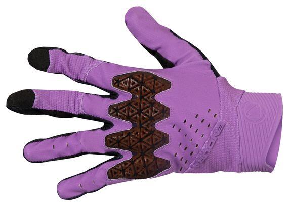 Guanti lunghi Endura MT500 D3O II viola 1/5
