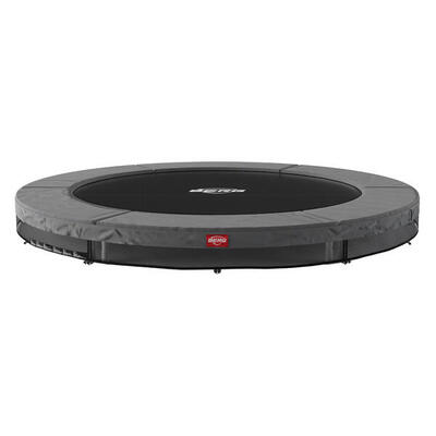 Trampoline berg favorit inground rond 200 antracietgrijs