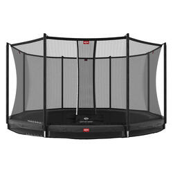 Trampoline+Filet de sécurité BERG Favorit InGround Ronde 330 Anthracite