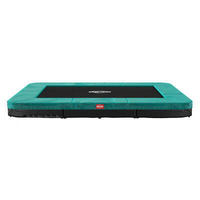 Trampoline berg favorit inground rechthoek 280x190 groen