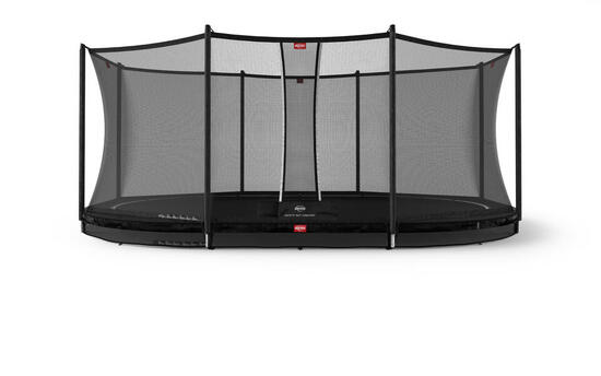 Trampoline+Filet de sécurité BERG Favorit InGround Ovale 520x345 Noir