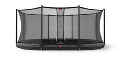 Trampoline+Filet de sécurité BERG Favorit InGround Ovale 520x345 Gris argenté