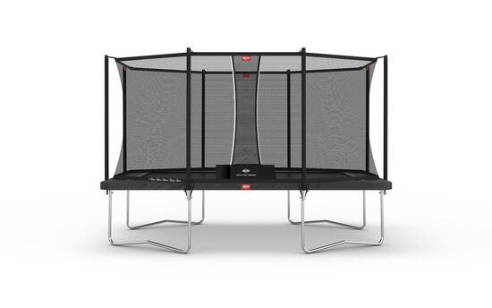 Trampoline+Filet de sécurité BERG Favorit Regular Rectangle 410x250 Anthracite