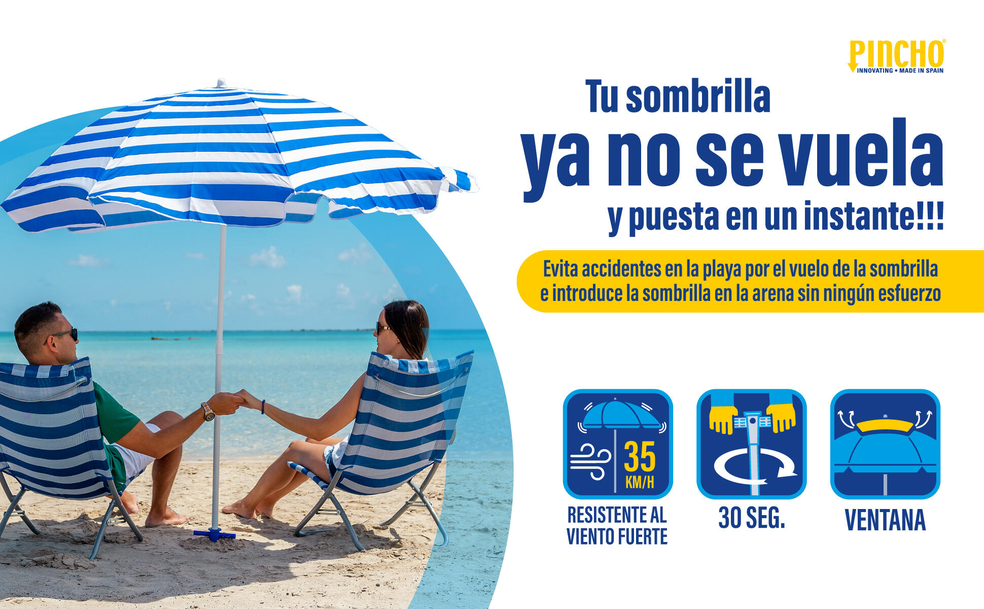 Sombrilla de Playa Aluminio 240cm Cerdeña Uv50+ color 32 7/7