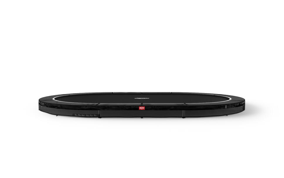 Trampolina BERG Favorit Wkopana Owalna 520x345 Czarna