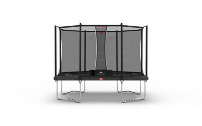Trampolin + Sicherheitsnetz BERG Favorit Regular Rechteck 330x220 Anthrazitgrau