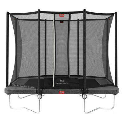 Trampolin + Sicherheitsnetz BERG Favorit Regular Rechteck 280x190 Grün