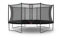 Trampoline+Filet de sécurité BERG Favorit Regular Ovale 520x345 Vert