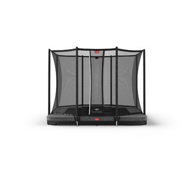 Trampolina + Siatka ochronna BERG Favorit Wkopana Prostokątna 280x190 Antr.