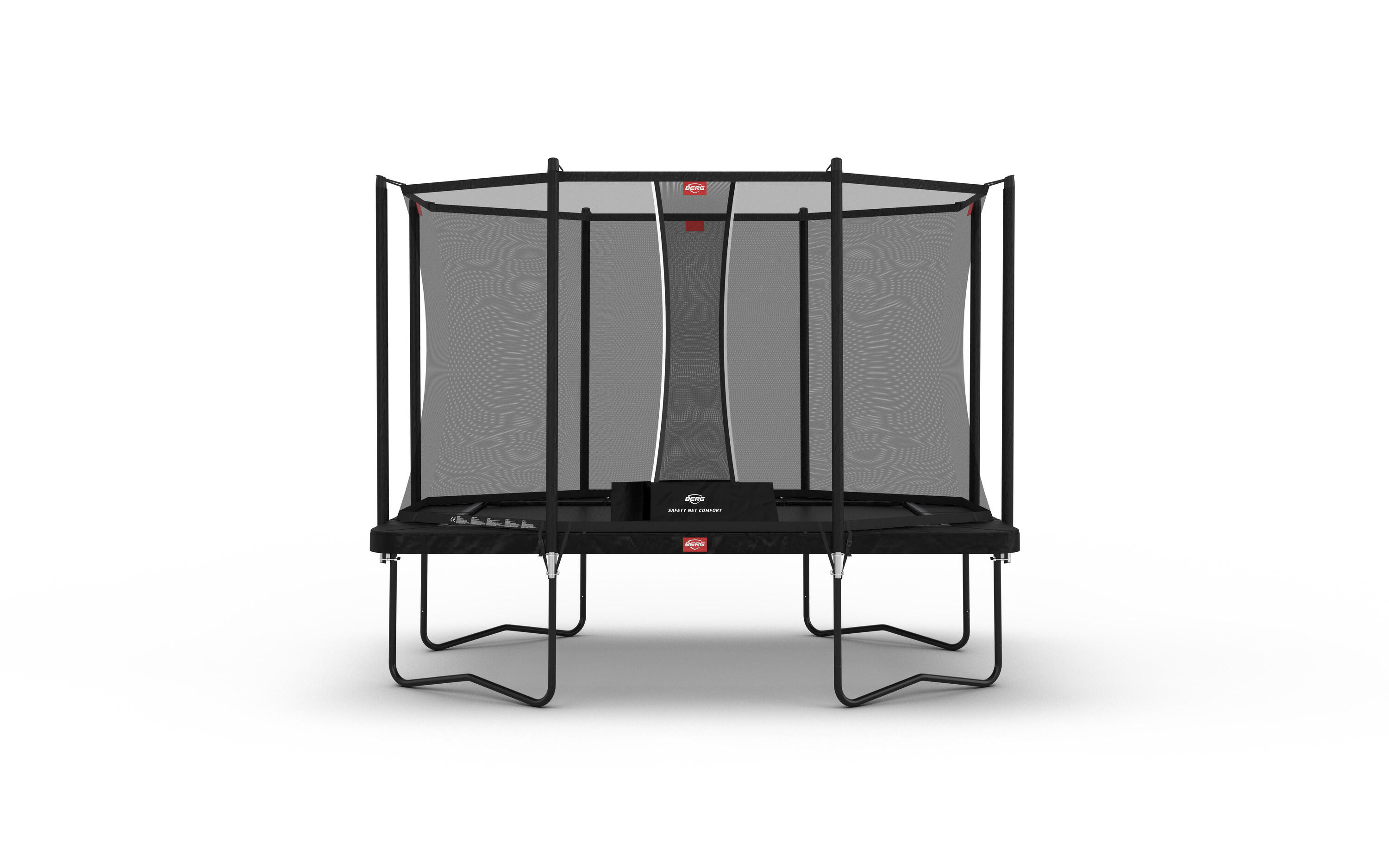 BERG Trampoline + Veiligheidsnet BERG Favorit Regular Rechthoek 330x220 Zwart