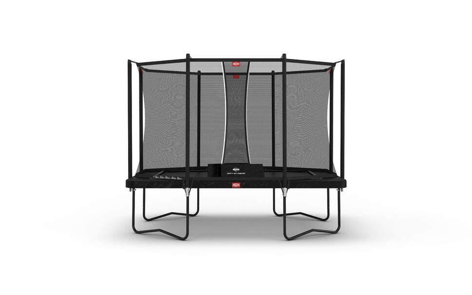 Trampolina + Siatka ochronna BERG Favorit Regularna Prostokątna 280x190 Czarna