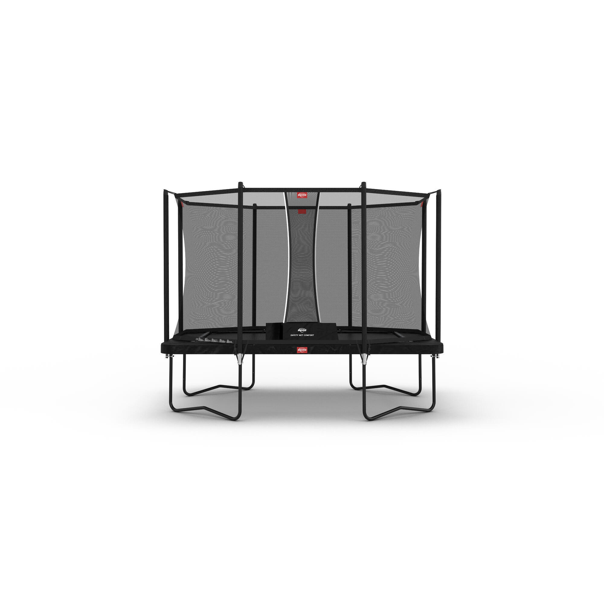 Trampolina + Siatka ochronna BERG Favorit Regularna Prostokątna 330x220 Czarna