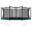 Trampoline+Filet de sécurité BERG Favorit Regular Ovale 520x345 Vert