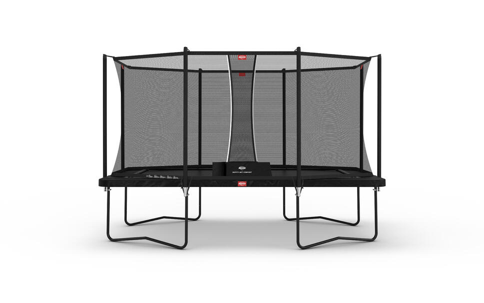 Trampolina + Siatka ochronna BERG Favorit Regularna Prostokątna 330x220 Czarna