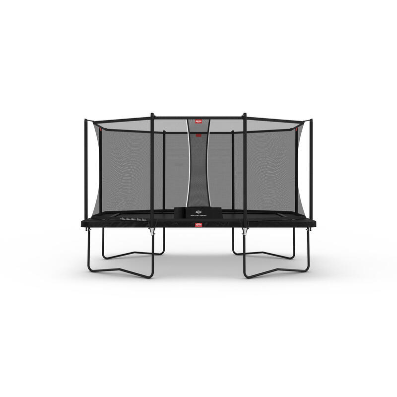 Trampolina + Siatka ochronna BERG Favorit Regularna Prostokątna 410x250 Czarna