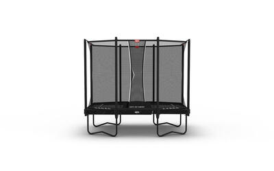 Trampolin + Sicherheitsnetz BERG Favorit Regular Rechteck 280x190 Schwarz