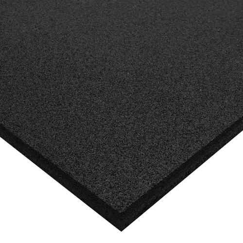 Piso do ginásio. Telha de borracha (C1) Pacote 16|1x1x20mm (Preto)