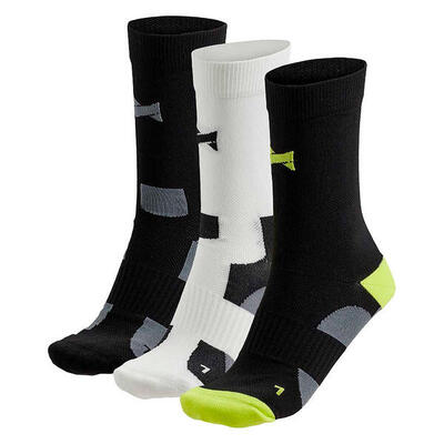 Xtreme fietssokken crew 3-pack multi black