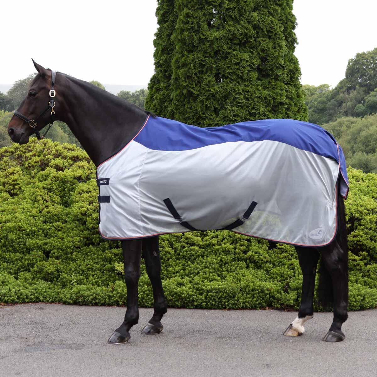 MASTA Standard neck fly rug, waterproof upper section white