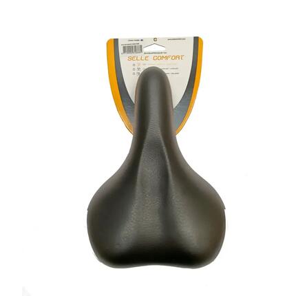 Selle Confort Ride - Noire avec Pare-chocs Blancs