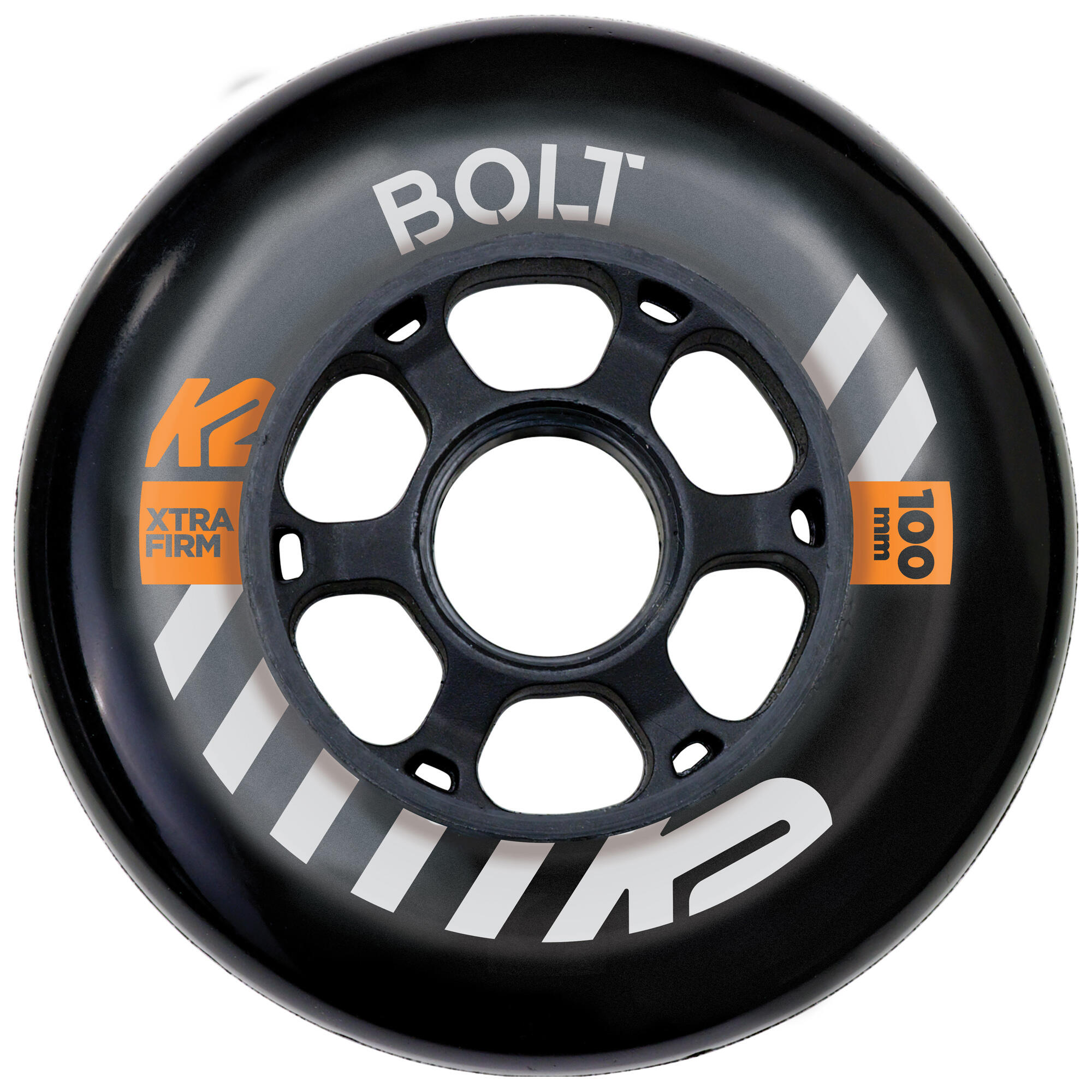 K2 K2 Urban Bolt Roues Roller Pack de 2 - 100mm - Noir