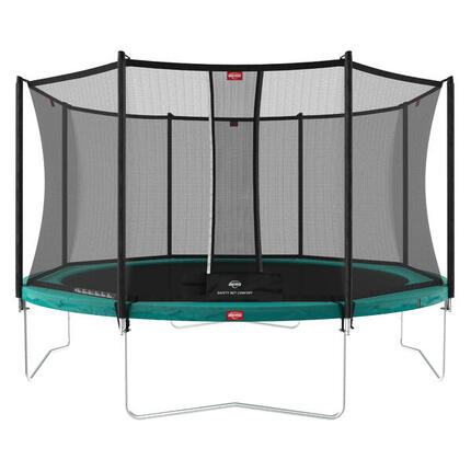 Trampoline+Filet de sécurité BERG Favorit Regular Ronde 430 Vert